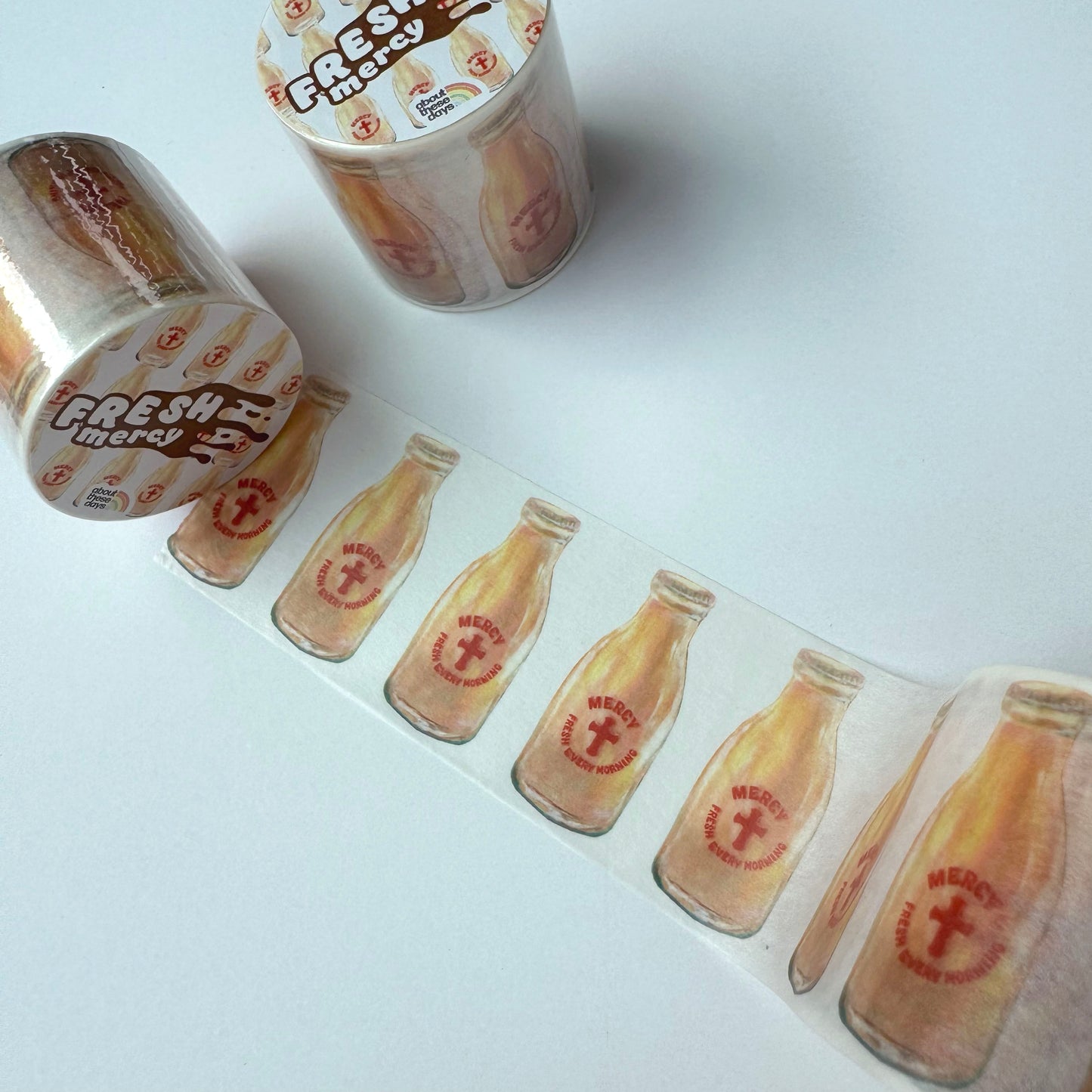 【Washi Tape | 和紙膠帶】Mercy fresh 恩典嚐鮮