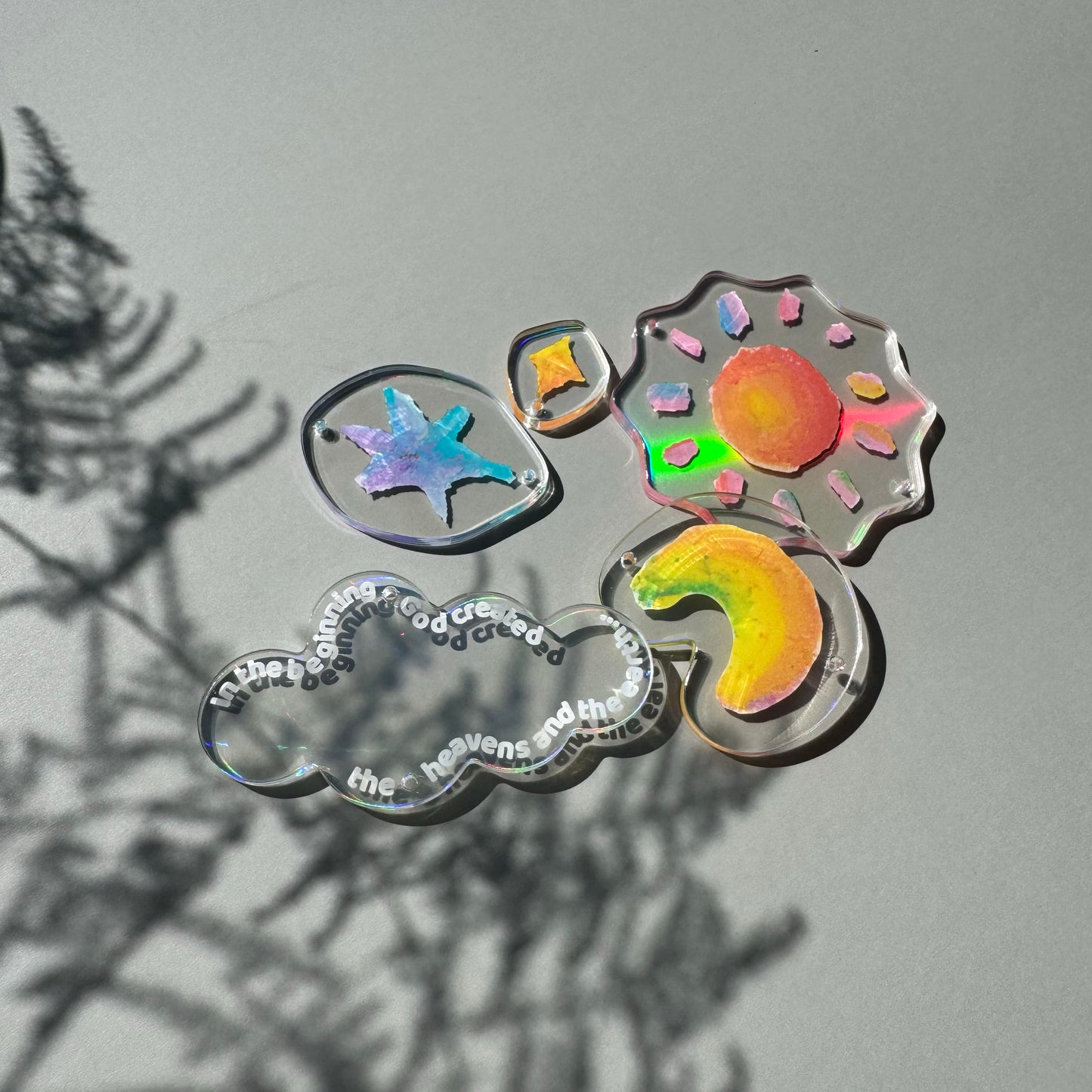 【DIY Sun catcher | DIY陽光捕捉器】In the beginning 萬物創造