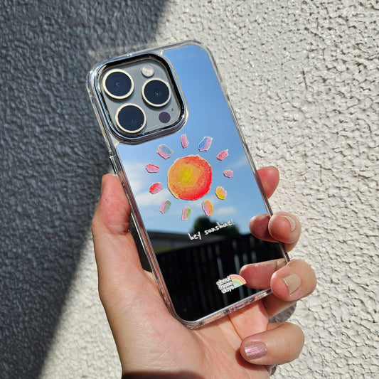 【CUSTOM iPhone mirror case | 訂製 iPhone鏡面手機殼】Hey sunshine! 太陽