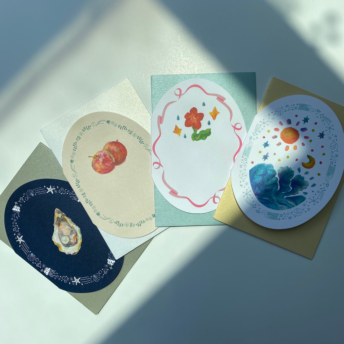 【Greeting card | 心意卡】Sun moon 晝夜星辰