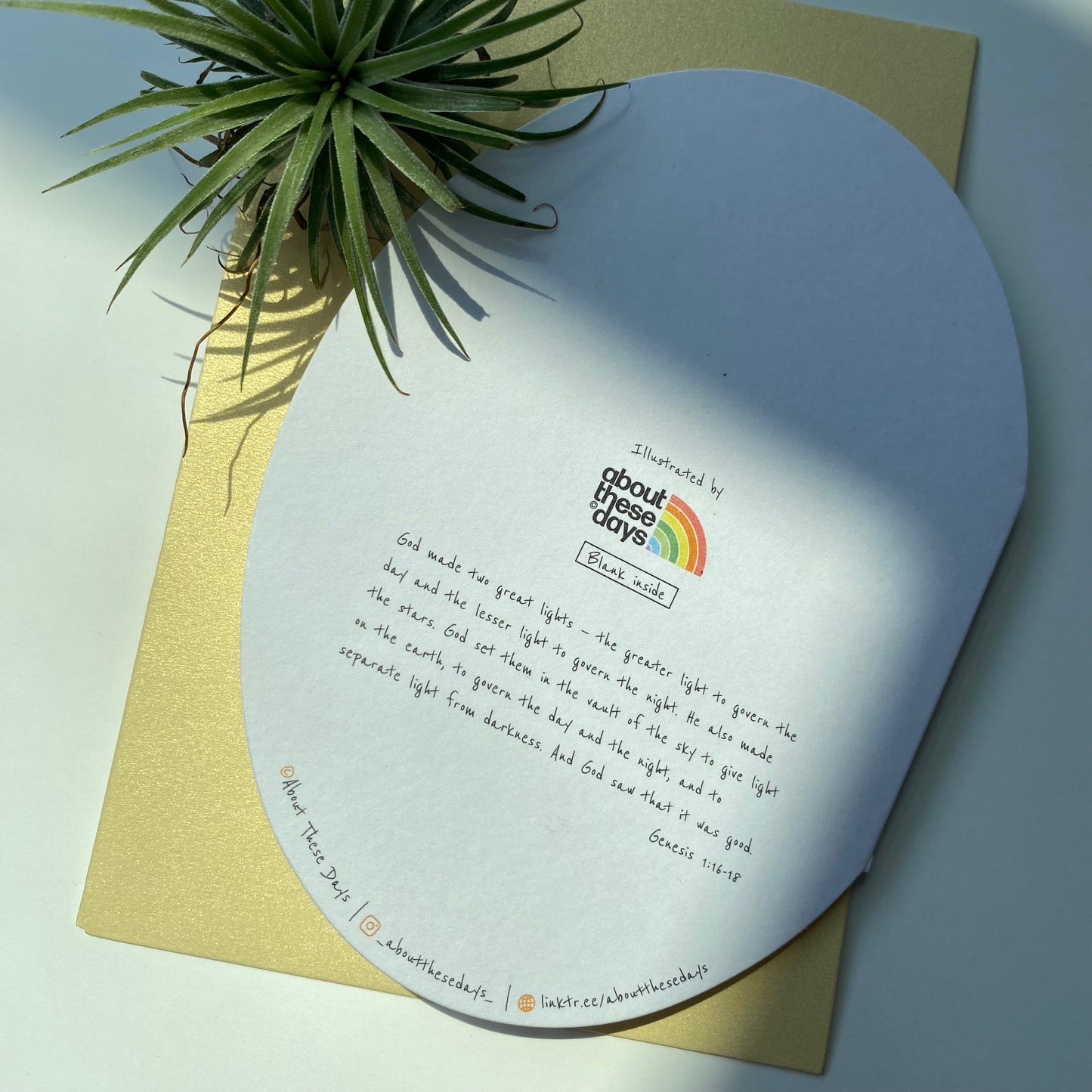 【Greeting card | 心意卡】Sun moon 晝夜星辰