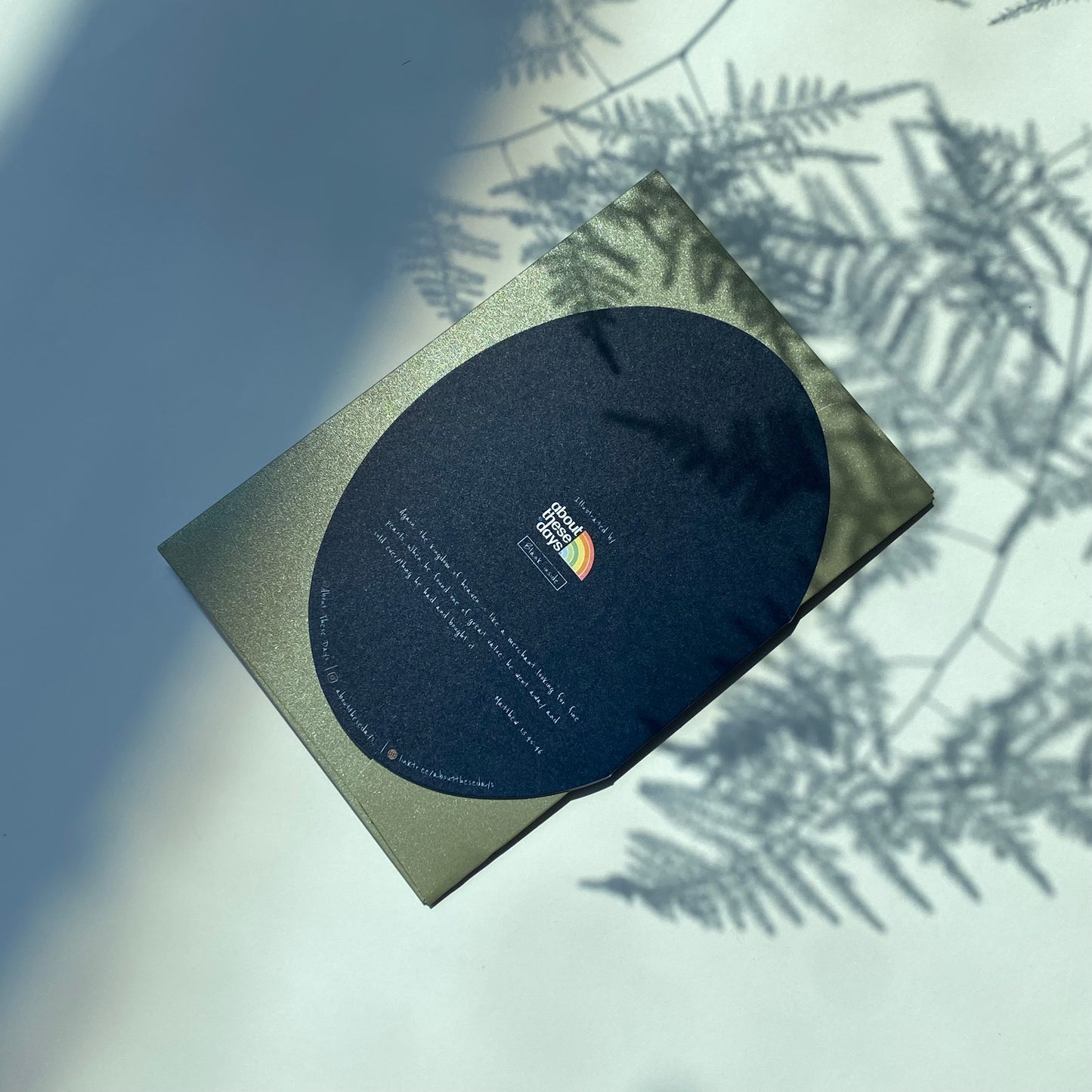 【Greeting card | 心意卡】Precious beyond measure (Navy) 無價之寶
