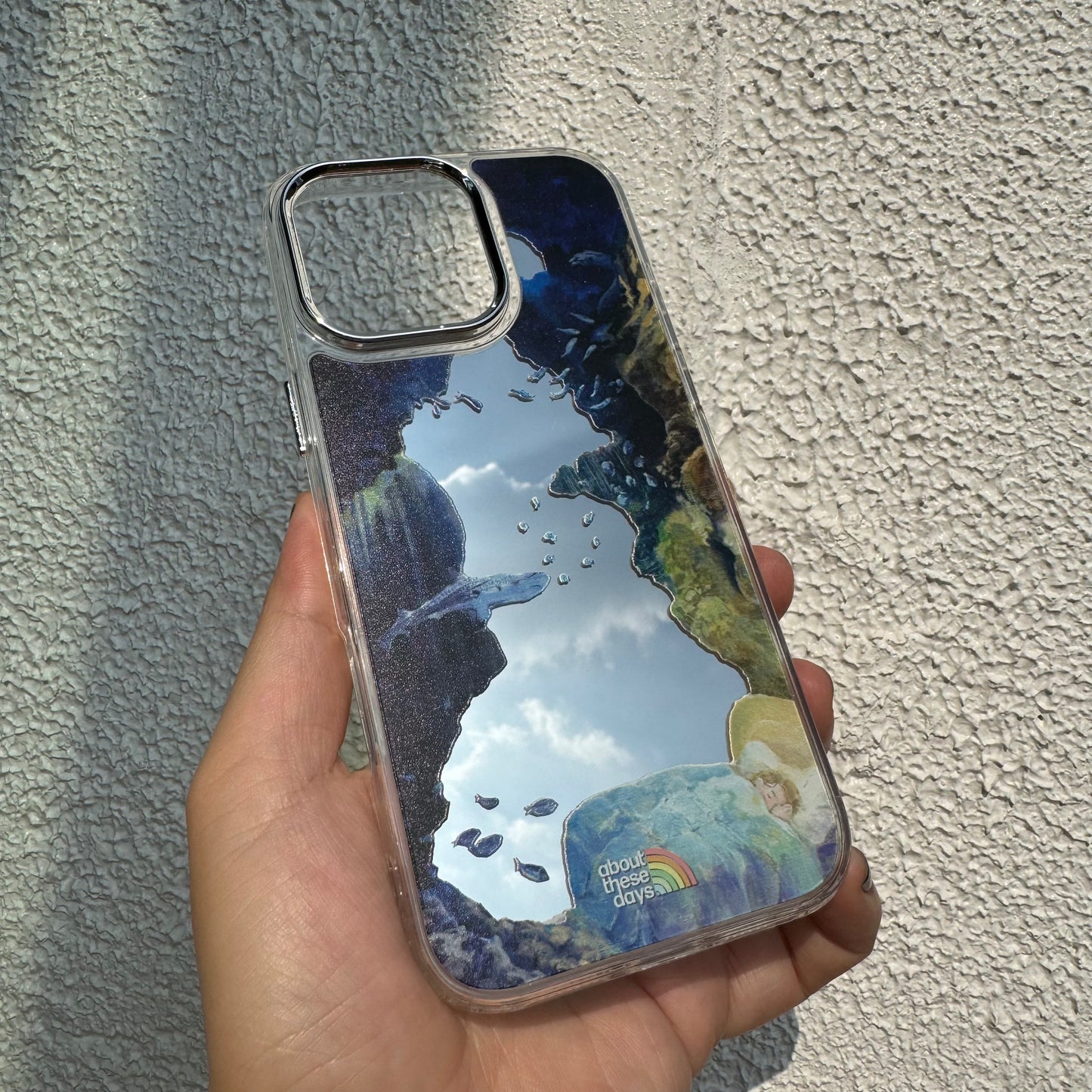 【CUSTOM iPhone mirror case | 訂製 iPhone鏡面手機殼】In the depths 深海