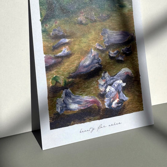 【Postcard | 明信片】Beauty for ashes 凋花