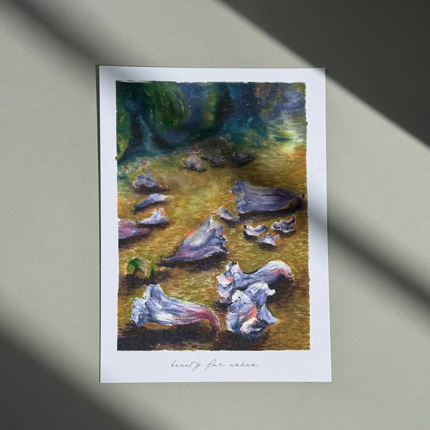 【Postcard | 明信片】Beauty for ashes 凋花