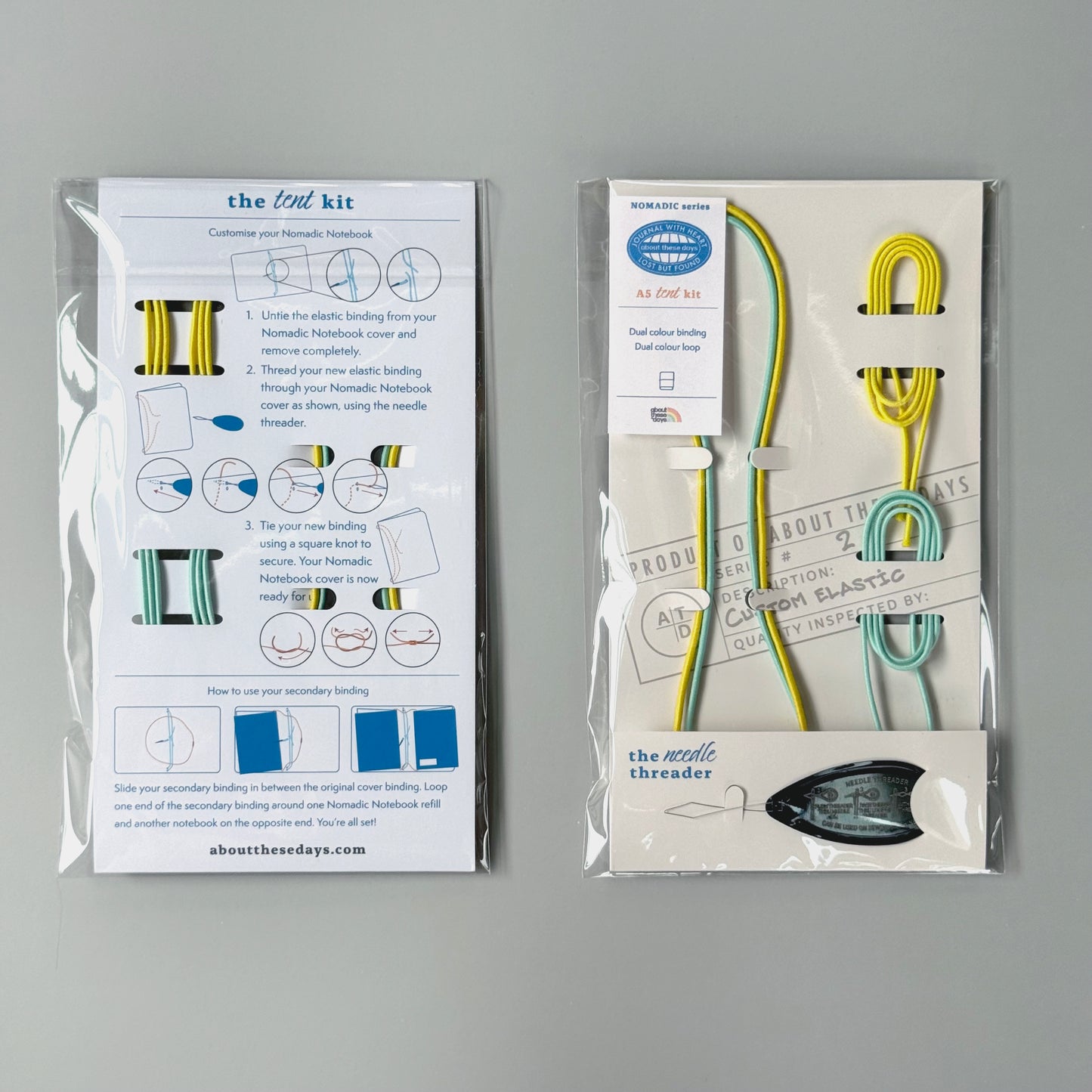 【Nomadic notebook | 遊牧筆記本】The Tent Kit - Inner loop & binding