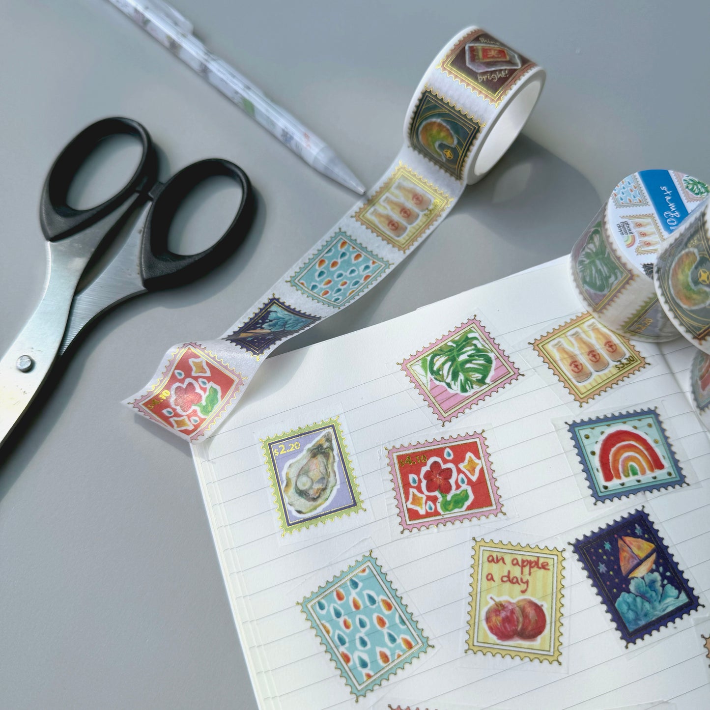 【Washi Tape | 和紙膠帶】Stamp collection 郵票系列
