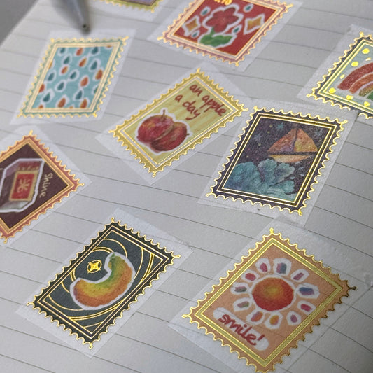 【Washi Tape | 和紙膠帶】Stamp collection 郵票系列