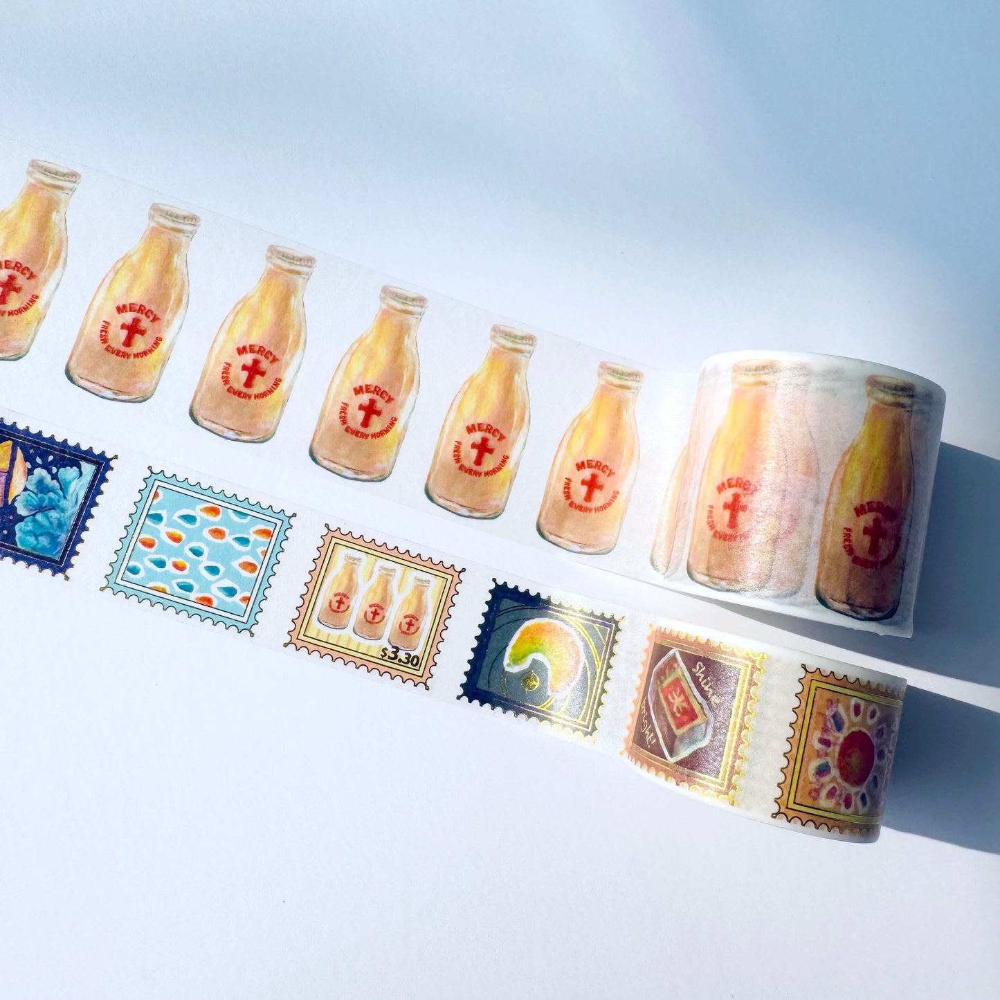【Washi Tape | 和紙膠帶】Mercy fresh 恩典嚐鮮