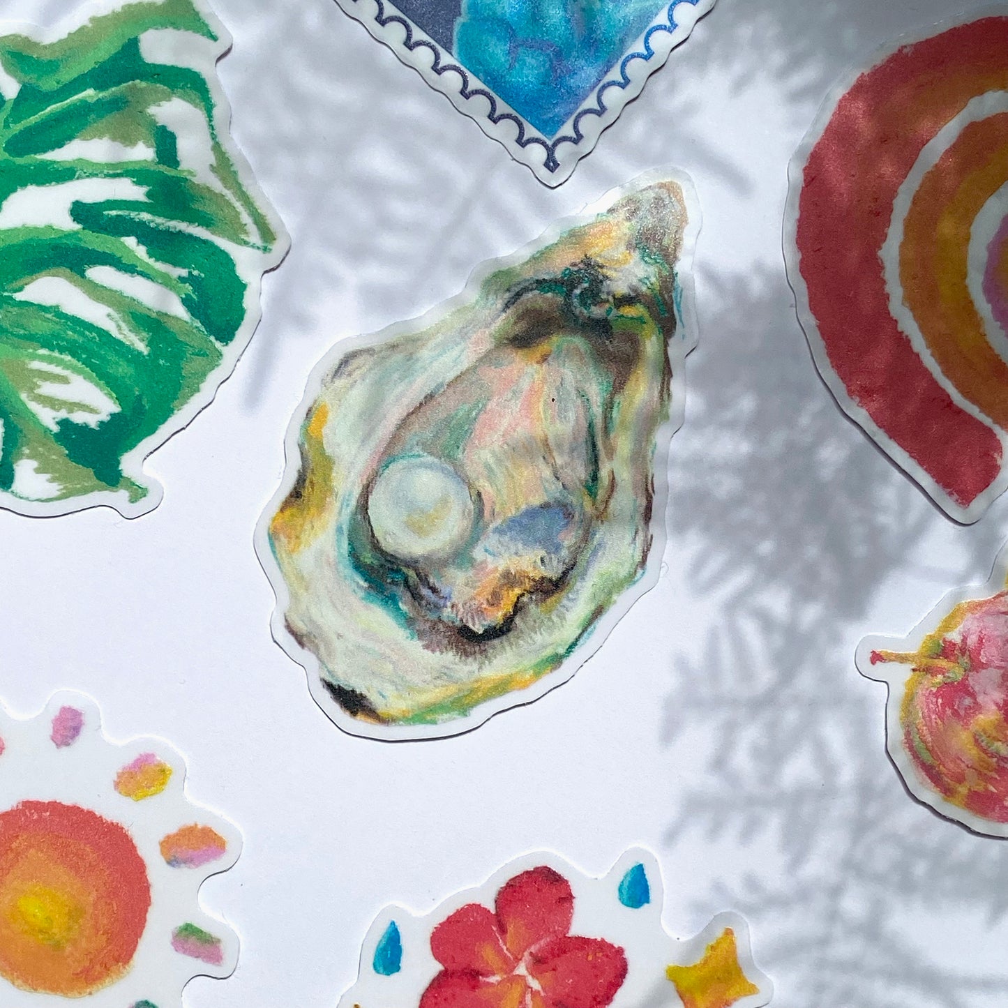 【PVC Sticker | 防水貼紙】Cute Oil Pastel Illustration Series
