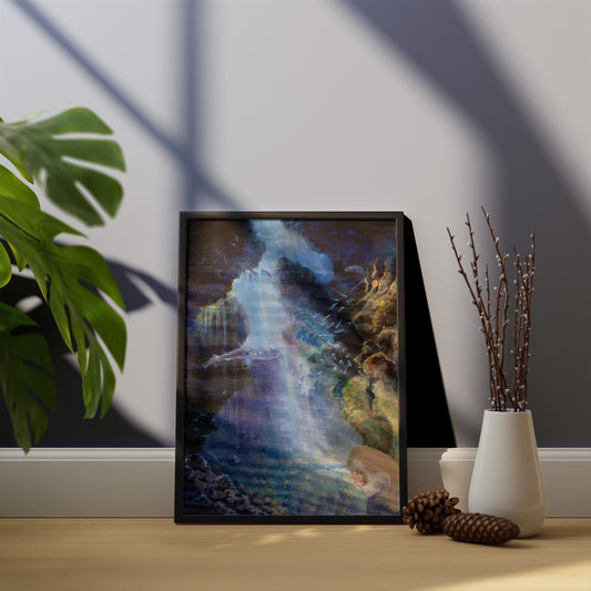 【Art Print on canvas | 帆布藝術噴畫】In the depths 深海